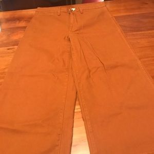 Madewell high waisted wide leg pants